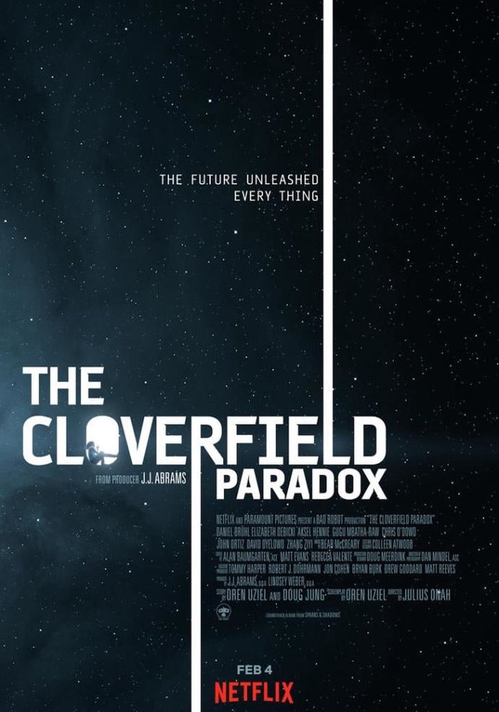 The Cloverfield Paradox poster